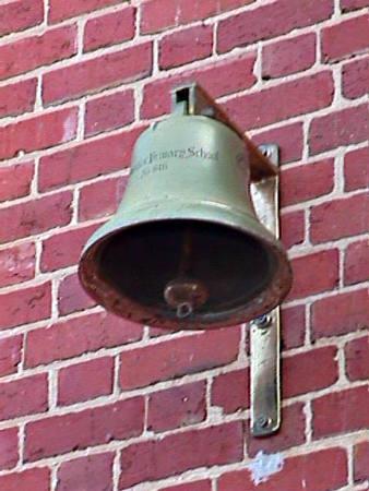 School bell on the wall of the Mordialloc Primary School [picture].