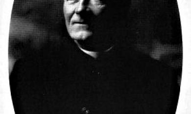 The Rev Alfred Caffin, Vicar of St Matthew's Cheltenham [picture].