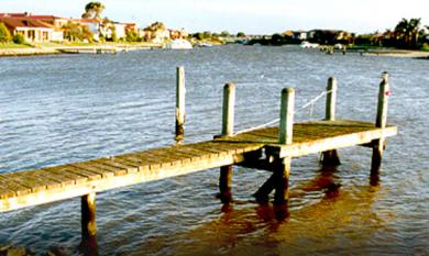 Jetty at Patterson Lakes 1997 [picture].