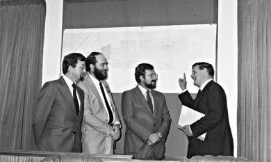 Inaugural meeting of the Patterson River Dredging Advisory Committee, 1983 [picture].