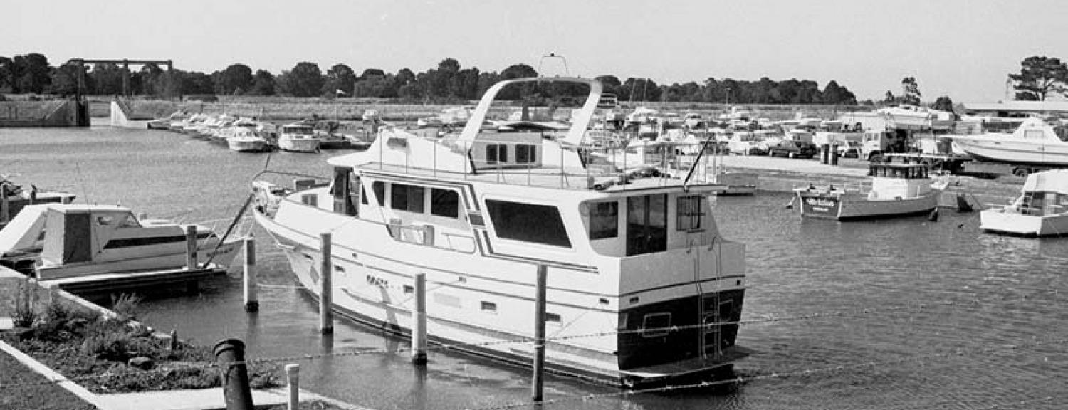 Boats in Patterson Lakes marina.  1987 [picture]