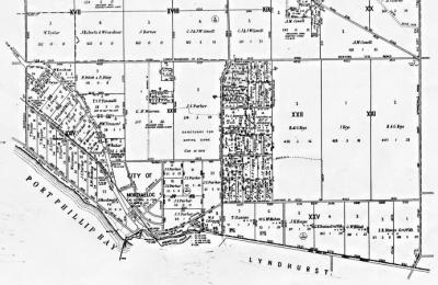 Part of the Parish of Mordialloc showing recipients of the land subdivision of Closer Settlement [picture].