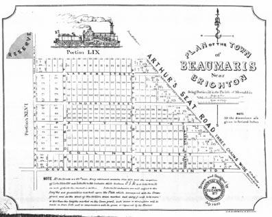 Plan of Beaumaris Estate, 1853 [picture].