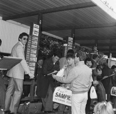 Bookies and punters at Mornington Races [photo]