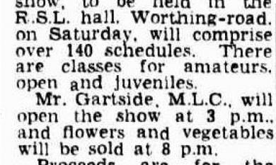  'Highett's First Spring Show’, The Age, 7 November 1952, p. 7.