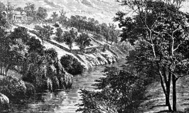 The Yarra Yarra near Melbourne, 1886 [picture].