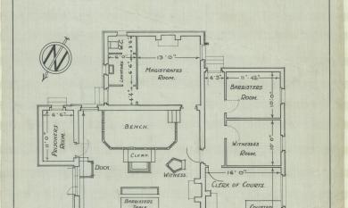 Chelsea Court House Repairs and Painting Plan no. 7.51, undated, circa 1950 [picture].
