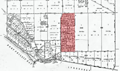 Map showing portion of the Parish of Mordialloc and the allotments in the Close Settlement [picture].