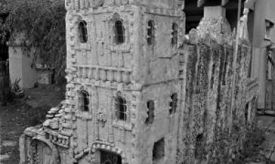 A 4ft by 8ft model of Gloucester Cathedral painstakingly created in Shirley Hawkes front garden in Nepaen Highway Cheltenham in 1942 will be demolished by the new owners [picture].