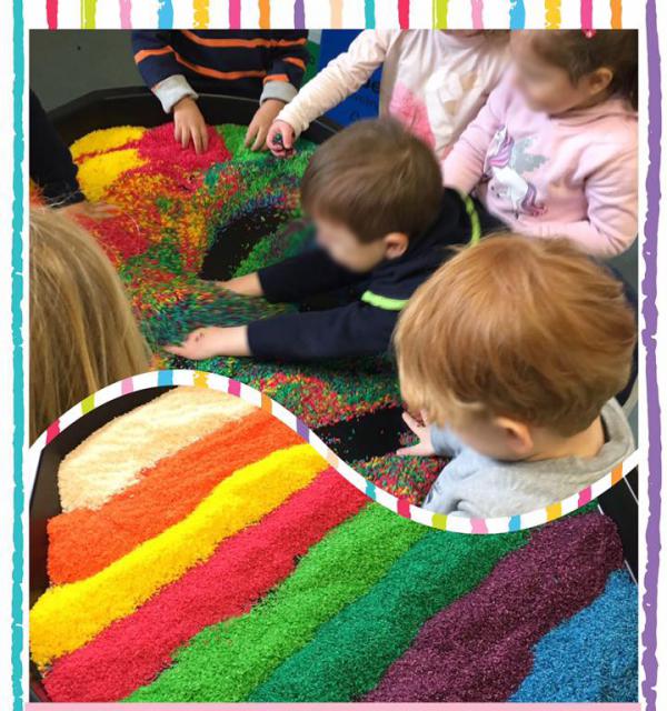 Highett Preschool Children Exploring Sensory Play