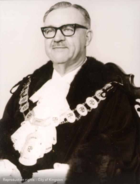 Cr William Fry, Mayor of the City of Moorabbin, 1968 [picture].