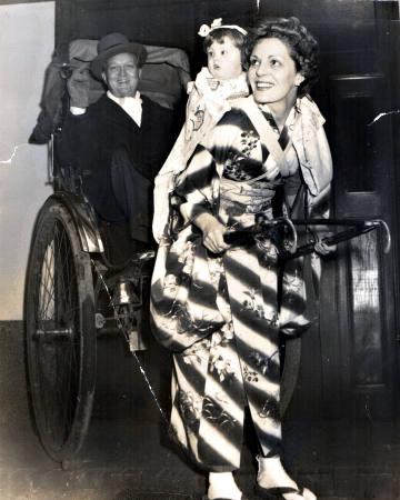 Actress Diana Parnhamlived and worked for a time in Japan & the USA [picture].