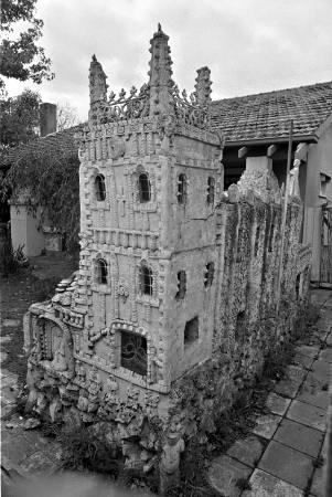 A 4ft by 8ft model of Gloucester Cathedral painstakingly created in Shirley Hawkes front garden in Nepaen Highway Cheltenham in 1942 will be demolished by the new owners [picture].
