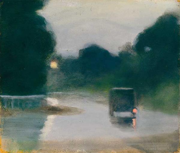 Wet Evening circa 1927, Clarice Beckett [picture].